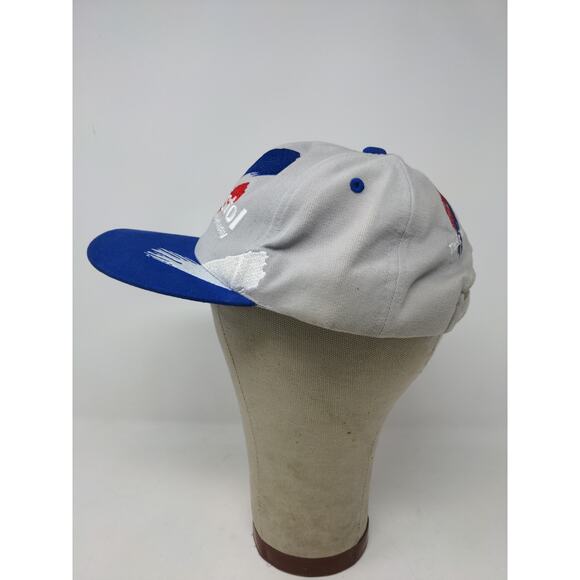 Bristol Motor Speedway Slideback Hat Embroidered Logo Spell Out Gray Blue - Picture 4 of 10